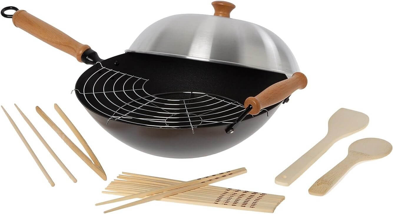 Excalibur Nonstick Wok Set (10-Piece)